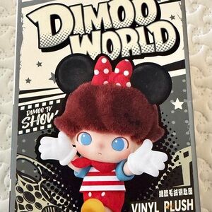 Dimoo World Vinyl Plush with Red and White Accents